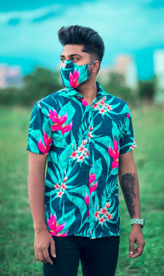 Tropical Forest Printed Shirt