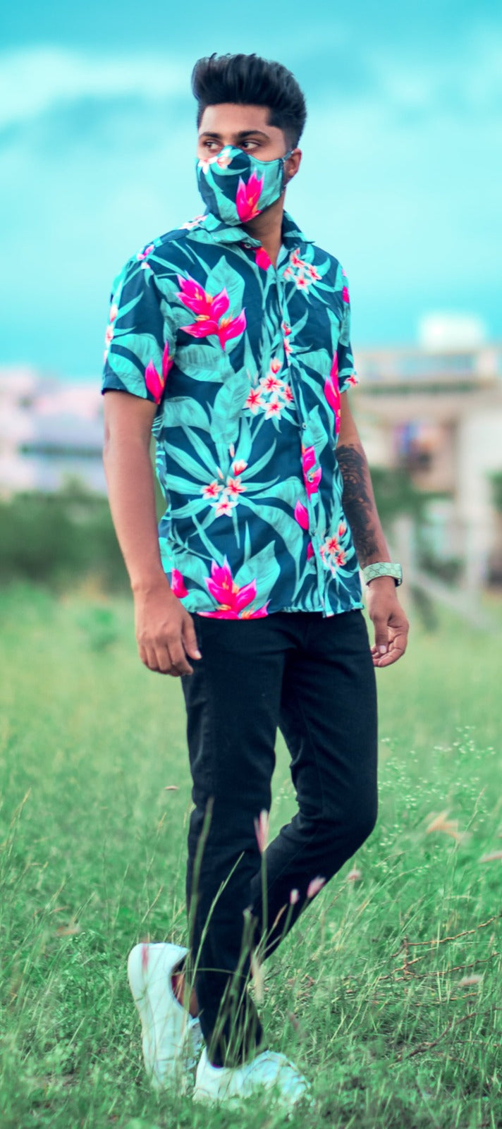 Tropical Forest Printed Shirt